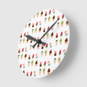 Sommereis Runde Wanduhr (Winkel)