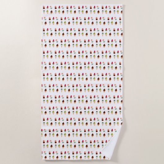 Sommereis Strandtuch (Vorderseite)