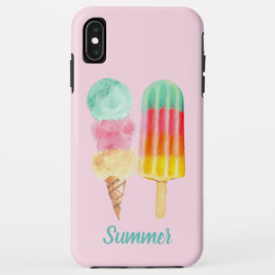 Sommereiscreme Popsicle Wasserfarbendessert Case-Mate iPhone Hülle