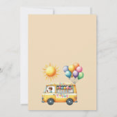 Sommereiscreme Truck Geburtstagseinladung Einladung (Rückseite)