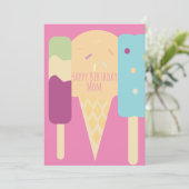 Sommereiscreme Varieté Sprinkles Geburtstag (Stehend Vorderseite)