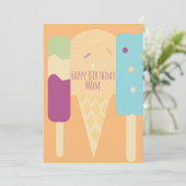 Sommereiscreme Varieté Sprinkles Geburtstag (Stehend Vorderseite)