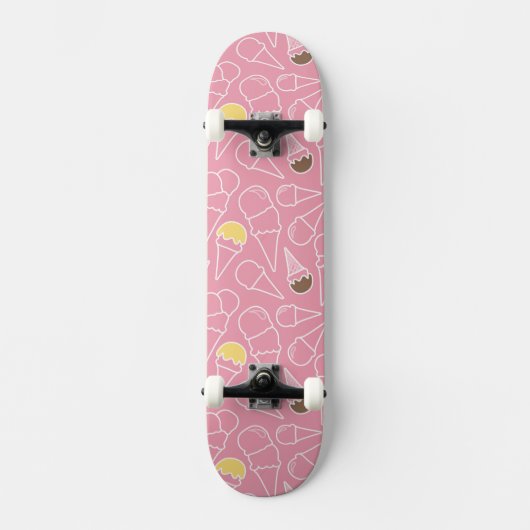 Sommereiskrebsmuster Skateboard (Vorderseite)
