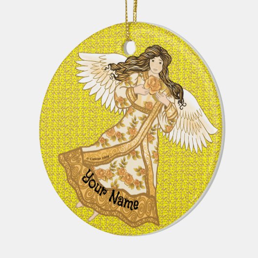 Sommerengel Keramik Ornament (Links)