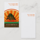 Sommerentwurf Visitenkarte (Vorne/Hinten)