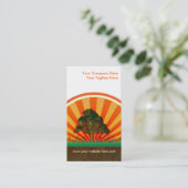 Sommerentwurf Visitenkarte (Stehend Vorderseite)