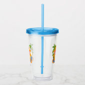 Sommererholsame Urlaubssonne Acryltrinkbecher (Rechts)