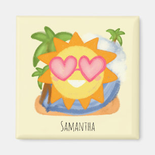 Sommererholsame Urlaubssonne Magnet