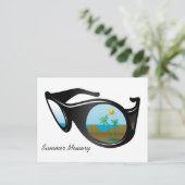 SommerErinnerung Postkarte (Stehend Vorderseite)