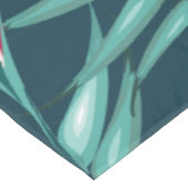 Sommerexotische Blume Tischdecke (Schrägansicht)