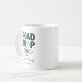 Sommerfamilienfahrten Typografie wahren Kaffeetasse (Vorderseite Links)