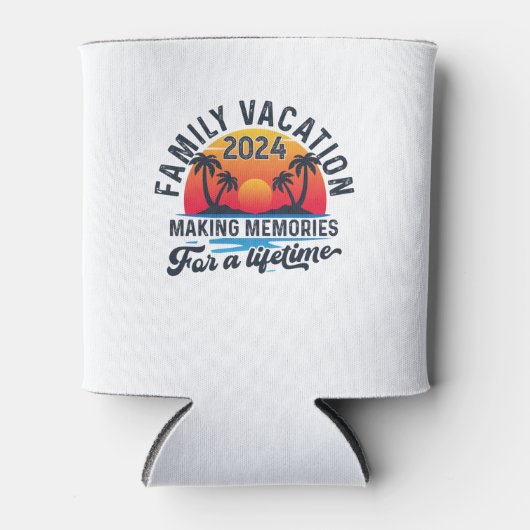 SommerFamilienurlaub Erinnerungen machen Dosenkühler (Vorderseite)