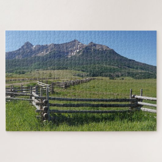 Sommerfarben aus der letzten Dollar-Straße Puzzle (Horizontal)