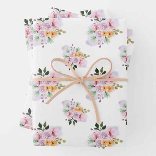 Sommerfarben Geschenkpapier Set (Beispiel)