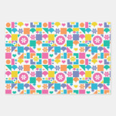 Sommerfarben Geschenkpapier Set (Vorderseite)