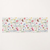 Sommerfarben Muster der Wildblume Yogamatte (Vorderseite (Horizontal))