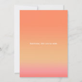 Sommerfarben-Party für Tropenheizung - Einladung (Rückseite)