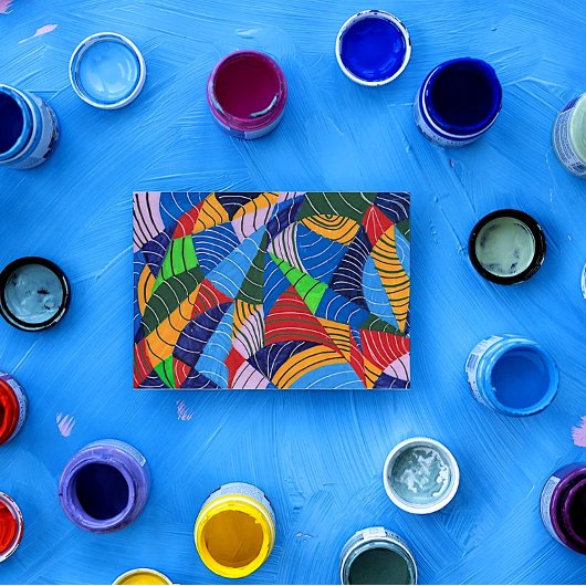 Sommerfarben Postkarte