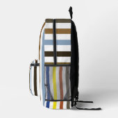 Sommerfarbene Streifen Bedruckter Rucksack (Rechts)