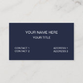 Sommerfarbene Streifen Visitenkarte (Rückseite)