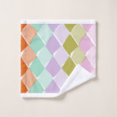 Sommerfarbenfleck Badhandtuch Set (Waschlappen)