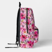Sommerfarbenflora-Muster Bedruckter Rucksack (Links)