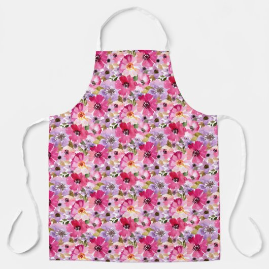 Sommerfarbenflora Schürze (Vorderseite)