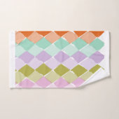 Sommerfarbenmuster Diamant Badhandtuch Set (Handtuch)