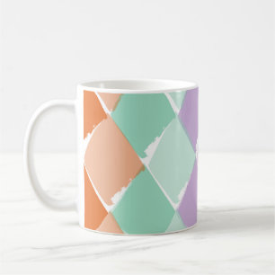 Sommerfarbenmuster Diamant Kaffeetasse