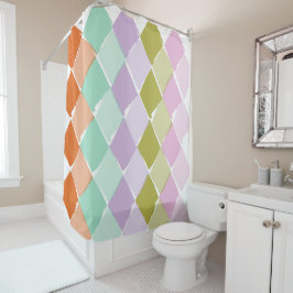 Sommerfarbenmuster Duschvorhang