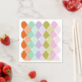 Sommerfarbenmuster Serviette