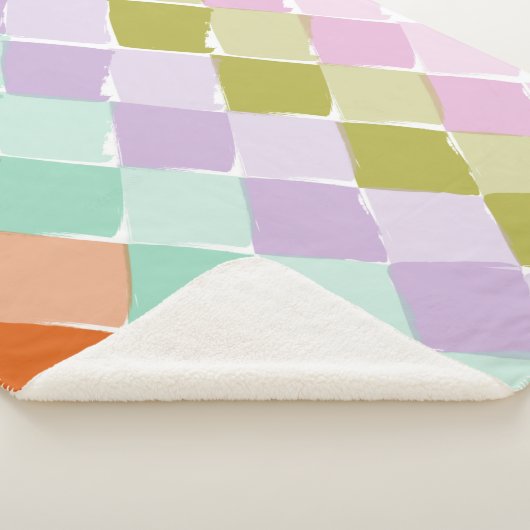 Sommerfarbenmuster Sherpadecke (3/4)