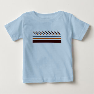 Sommerfarbenstreifen Baby T-shirt
