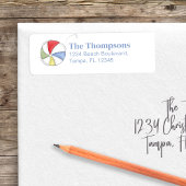 Sommerfarbige Beach Balls Personalisiert