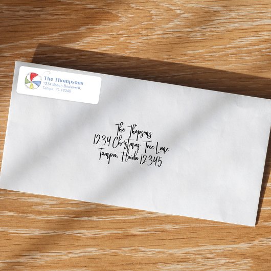 Sommerfarbige Beach Balls Personalisiert