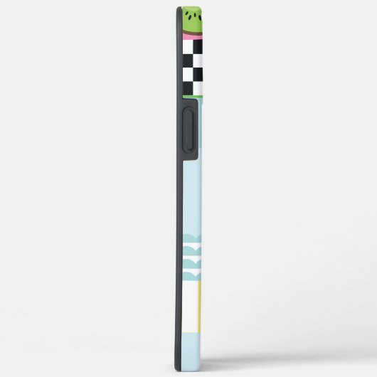 Sommerfarbiges Mosaik, Wassermelone Kiwi-Früchte t Case-Mate iPhone Hülle (Rückseite / Rechts)