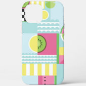 Sommerfarbiges Mosaik, Wassermelone Kiwi-Früchte t Case-Mate iPhone Hülle (Rückseite)