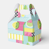 Sommerfarbiges Mosaik, Wassermelone Kiwi-Obst Geschenkschachtel (Rückseite)