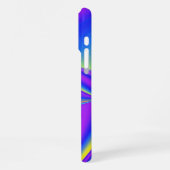 Sommerfeeling , Abstrakte 3D Regenbogenkunst iPhone Hülle (Linke Seite)
