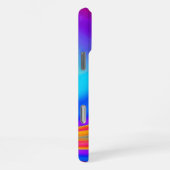 Sommerfeeling , Abstrakte 3D Regenbogenkunst iPhone Hülle (Rechte Seite)