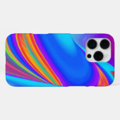 Sommerfeeling , Abstrakte 3D Regenbogenkunst iPhone Hülle (Rückseite (Horizontal))