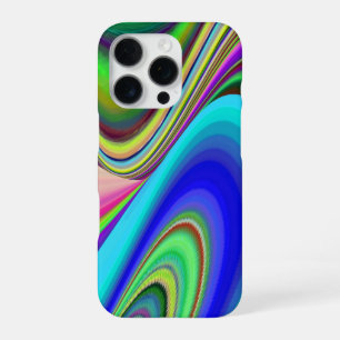 Sommerfeeling , Abstrakte 3D Regenbogenkunst iPhone 16 Pro Hülle