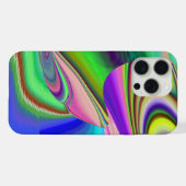 Sommerfeeling , Abstrakte 3D Regenbogenkunst iPhone Hülle (Rückseite (Horizontal))