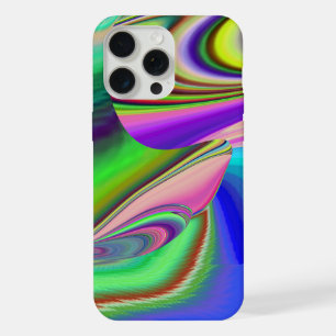 Sommerfeeling , Abstrakte 3D Regenbogenkunst iPhone 15 Pro Max Hülle
