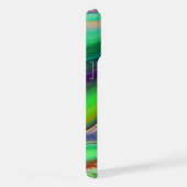 Sommerfeeling , Abstrakte 3D Regenbogenkunst iPhone Hülle (Rechte Seite)