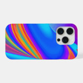 Sommerfeeling, Abstrakte 3D Regenbogenkunst iPhone Hülle (Rückseite (Horizontal))