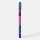 Sommerfeeling , Abstrakte 3D Regenbogenkunst iPhone Hülle (Rechte Seite)
