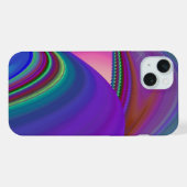 Sommerfeeling , Abstrakte 3D Regenbogenkunst iPhone Hülle (Rückseite (Horizontal))