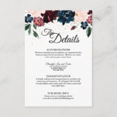 Sommerfeier - Hochzeitskarte Begleitkarte (Vorderseite)