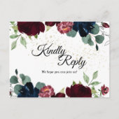 Sommerfeier Hochzeitsreaktion Postkarte (Vorderseite)